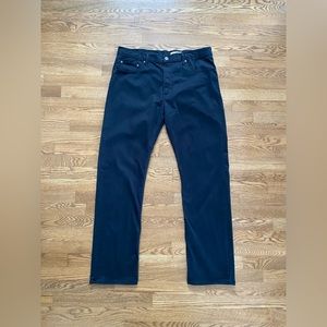 Wrangler men’s 36 x 32 Slim Straight black jeans